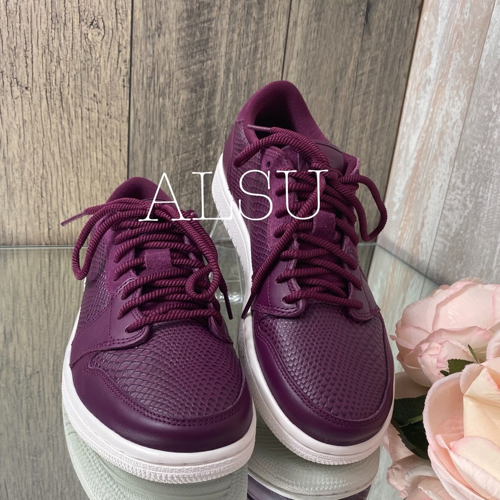 Nike Air Jordan 1 Retro Low NS Bordeaux Maroon W - Picture 2 of 8
